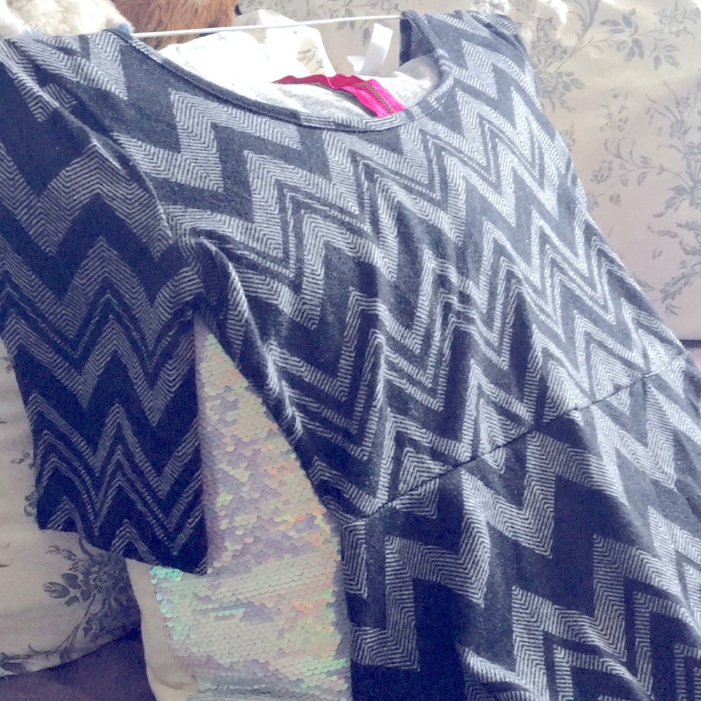 Zig zagged retro style dress by Xhilaration.